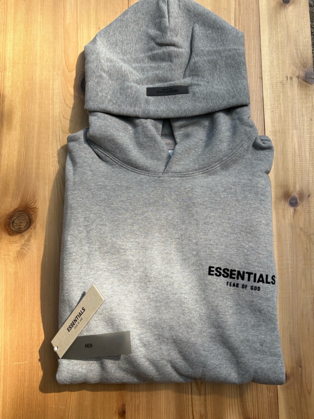 (✅CASHAPP-APPLEPAY-PAYPAL✅)Essentials Men’s Gray Hoodie